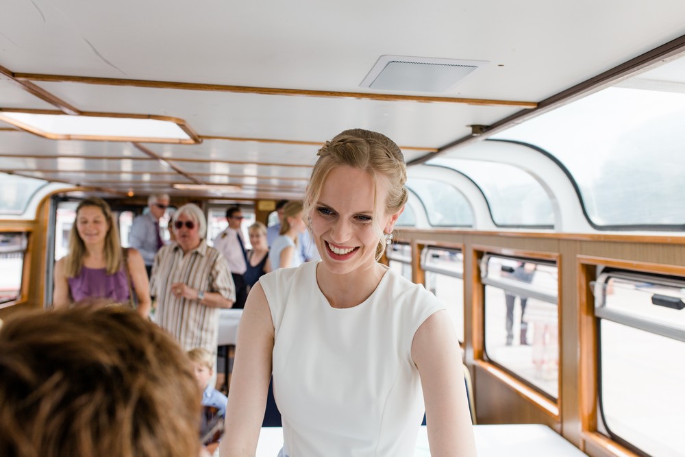 Hochzeitsfotograf auf einem Alsterschiff!